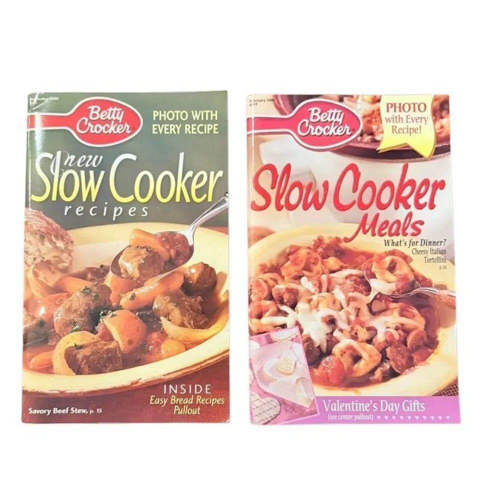 Pillsbury Betty Crocker Thanksgiving & Slow Cooker Vintage Cookbooks 4